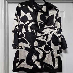Black and White Women's Top